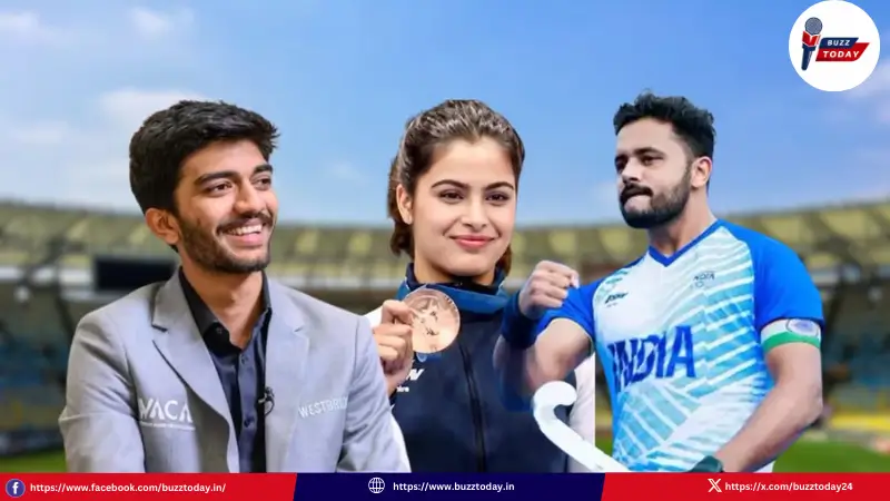 dhyan-chand-khel-ratna-2025-winners-gukesh-manu-bhaker