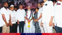 ambati-rambabu-hunger-strike-guntur-protest-lokesh-pemmasani-allegations/